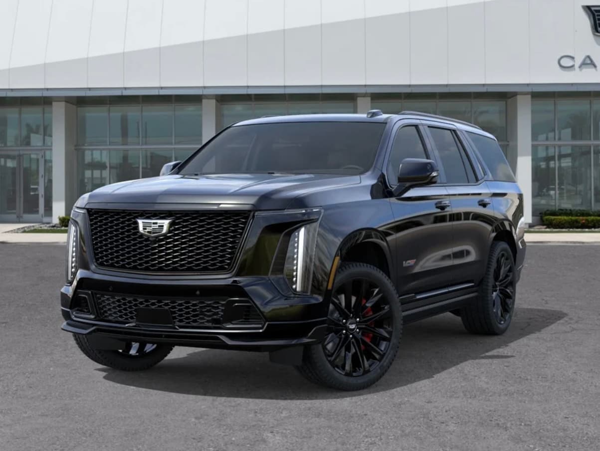 Executive SUV curbside arrival